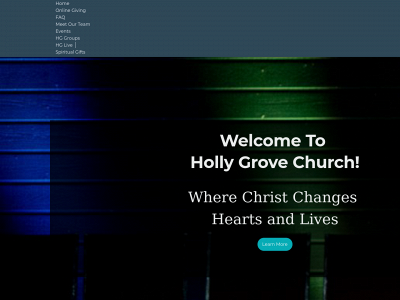 hollygrovechurch.com snapshot