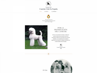 club-del-caniche-de-espana.es snapshot