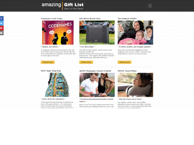 amazinggiftlist.com snapshot