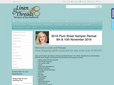 linenandthreads.com snapshot