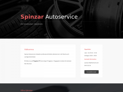 spinzarautoservice.se snapshot