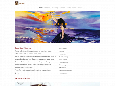 theartpallette.weebly.com snapshot
