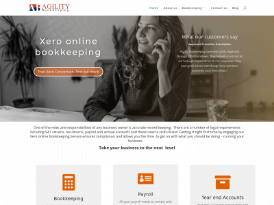 agilitybookkeeping.com snapshot