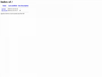 not-scared.com snapshot