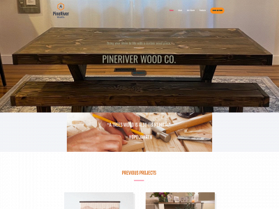 pineriverwoodco.com snapshot
