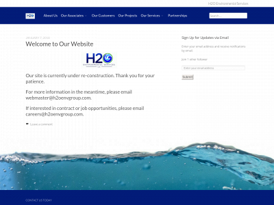h2oenvgroup.com snapshot