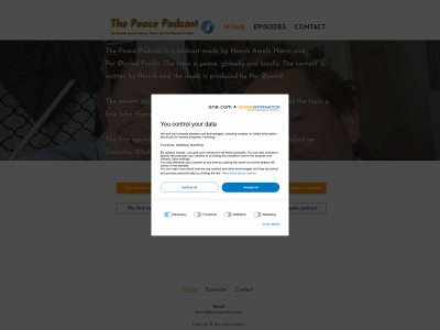 peacepodcast.net snapshot