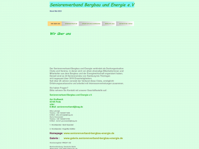 seniorenverband-bergbau-energie.de snapshot
