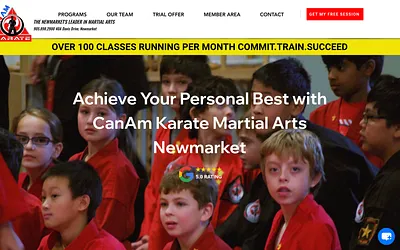 www.canamkarate.com snapshot
