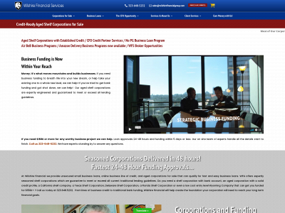 wilshirefinancialservices.com snapshot