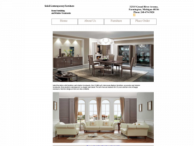 soleilcontemporaryfurniture.com snapshot