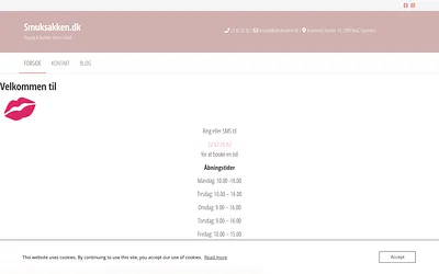 smuksakken.dk snapshot