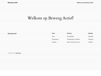 beweegactief.nl snapshot