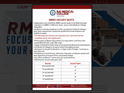 rmcsargodha.edu.pk snapshot