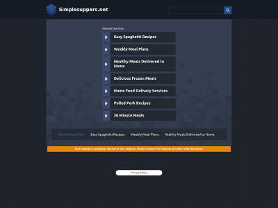 simplesuppers.net snapshot