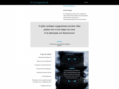 elochbyggteknik.se snapshot