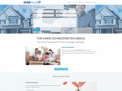 www.starmalin.ch snapshot