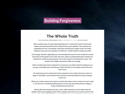 buildingforgiveness.com snapshot