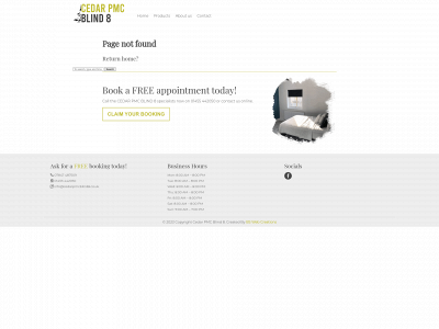 cedarpmcblind8.co.uk snapshot