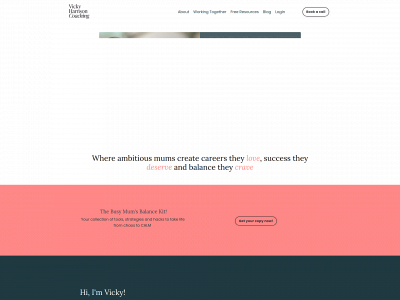vickyharrisoncoaching.co.uk snapshot
