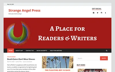 strangeangelpress.com snapshot
