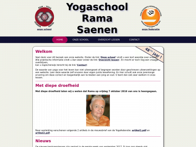 yoga-rama-saenen.be snapshot