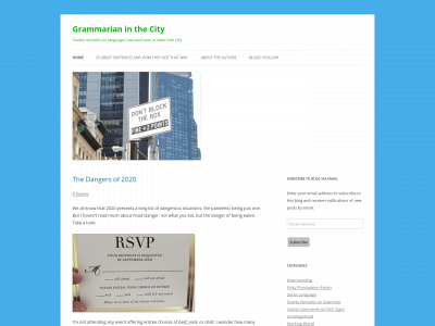 grammarianinthecity.com snapshot