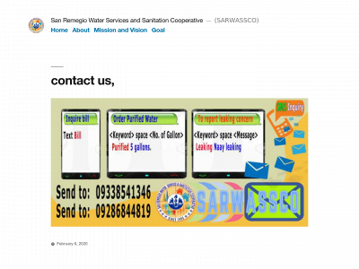 sarwassco.co snapshot