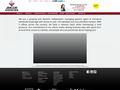 www.jimcor.com snapshot
