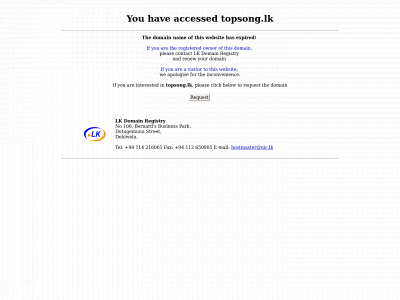 topsong.lk snapshot
