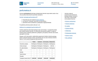 perfumekiss.lt snapshot