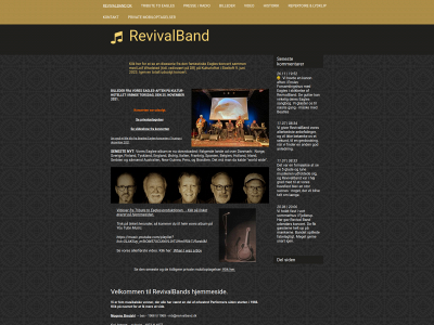 revivalband.dk snapshot
