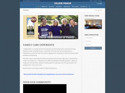 collegemanor.com snapshot