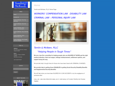 tomlinandmckeen.com snapshot