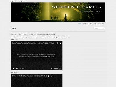 stephenjcarter.com snapshot