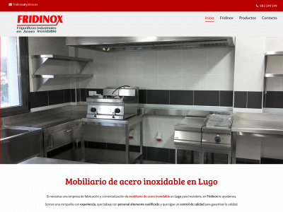 www.fridinox.es snapshot