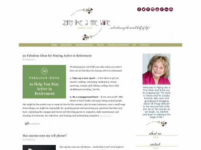 aginglikeafinewine.com snapshot
