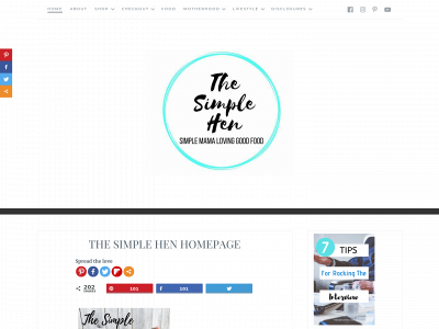 thesimplehen.com snapshot