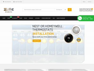 hvacpartsstore.co snapshot