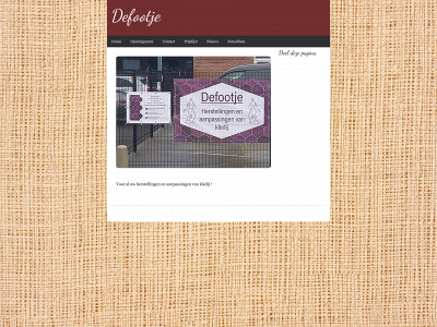 defootje.be snapshot