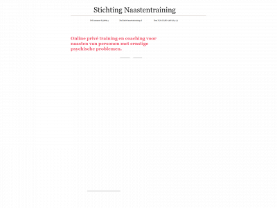 naastentraining.nl snapshot