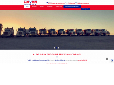 havertrucking.com snapshot