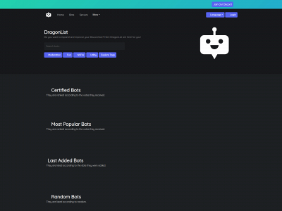 dragonlist.net snapshot