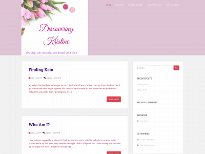 discoveringkristine.com snapshot