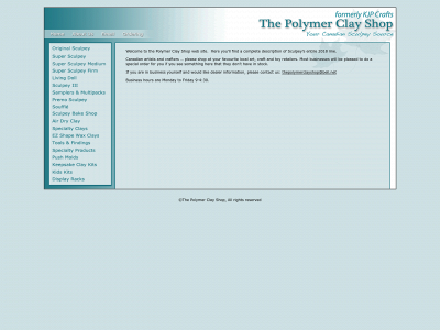 thepolymerclayshop.com snapshot
