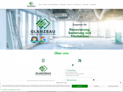 glanzbau.de snapshot