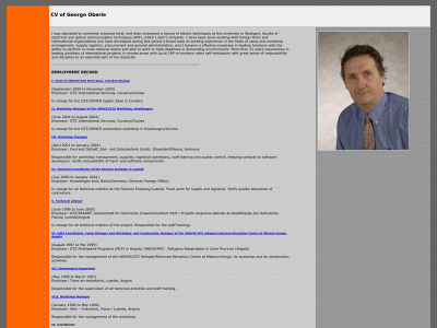 georgeoberle.de snapshot