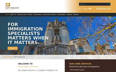 cityheightssolicitors.co.uk snapshot