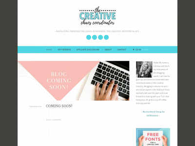 thecreativechaoscoordinator.com snapshot