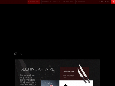 danskknivslibning.dk snapshot